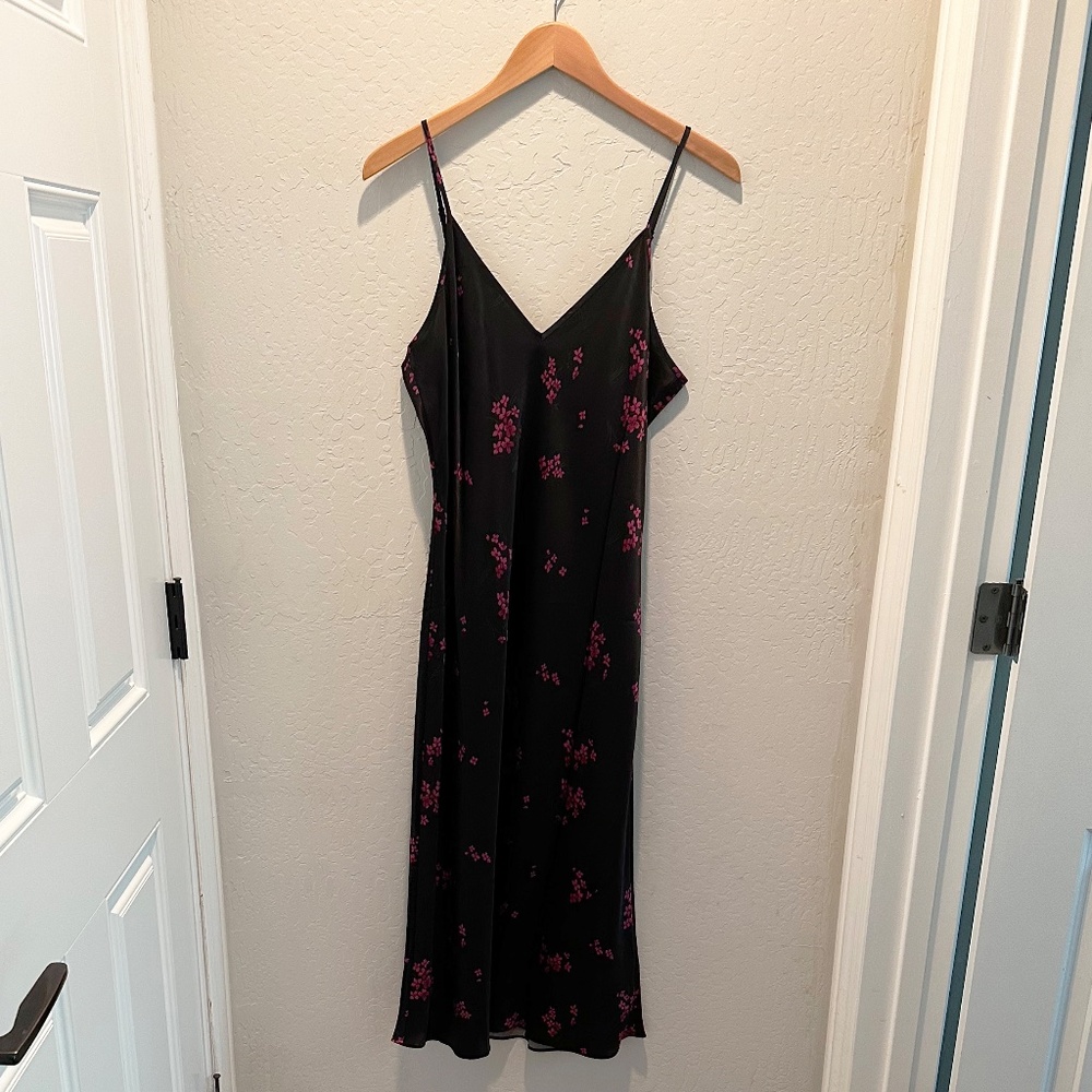 Quince 100% Washable Silk Midi Slip Dress